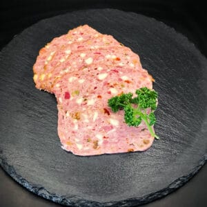 Pizzafleischkäse Aufschnitt