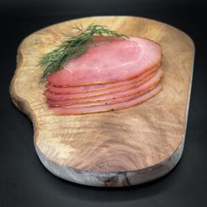 magerer, roher Schinken
